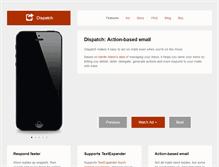 Tablet Screenshot of dispatchapp.net